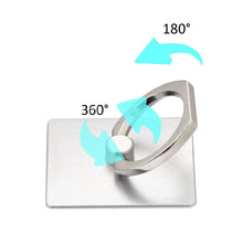 Load image into Gallery viewer, Silver Adhesive Ring Stand (2pcs)