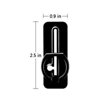 Load image into Gallery viewer, Electroplating Black Matte Sliding Metal Ring Stand