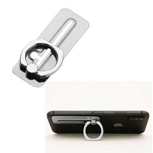 Load image into Gallery viewer, Electroplating Silver Matte Sliding Metal Ring Stand