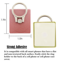 Load image into Gallery viewer, Square Ring Stand (with Rose Gold Lanyard)