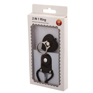Love Heart Ring Stand (with Black Lanyard)