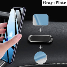 Load image into Gallery viewer, LISM Magnetic Car Phone Holder Dashboard Mini Strip Shape Stand For iPhone Samsung Xiaomi Metal Magnet GPS Car Mount for Wall