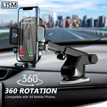 Load image into Gallery viewer, LISM Sucker Car Phone Holder Mobile Phone Holder Stand in Car No Magnetic GPS Mount Support For iPhone 11 Pro Xiaomi Samsung
