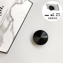 Load image into Gallery viewer, Metal Surface Expanding Phone socket ring Holder Universal Mobile Phone Finger Grip Holder Flexible Phone Stand for all phone