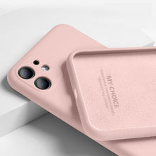 Load image into Gallery viewer, For iPhone 11 12 Pro SE 2 Case Luxury Original Silicone Full Protection Soft Cover For iPhone X XR 11 XS Max 7 8 6 6s Phone Case